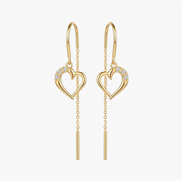 Christina Jewelry & Watches Love Story ørehænger forgyldt sølv