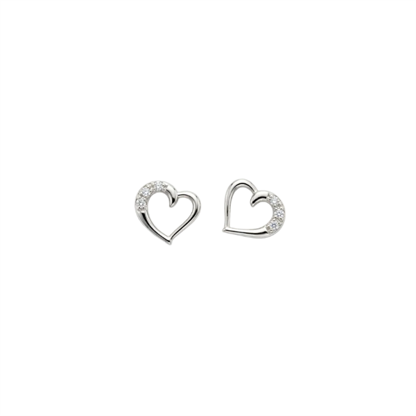Love Story ørestikker sølv , fra Christina Jewelry & Watches