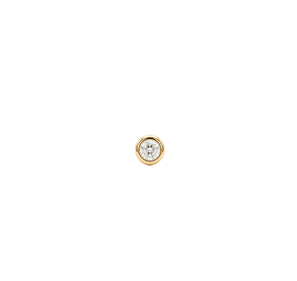 Single Diamond LG forgyldt sølv, fra Christina Jewelry & Watches