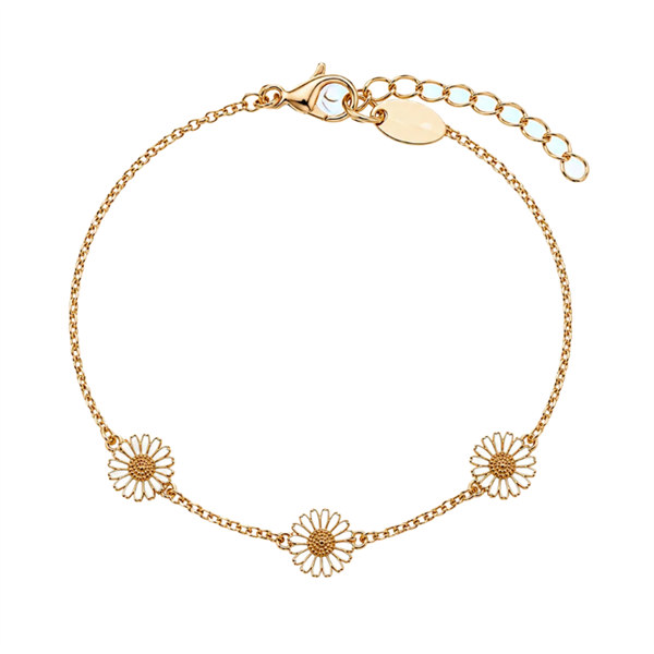 Marguerites forgyldt sølv armbånd, fra Christina Jewelry & Watches