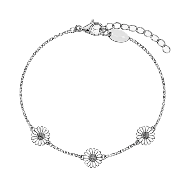 Christina Jewelry & Watches Marguerits sølvarmbånd i sterling sølv