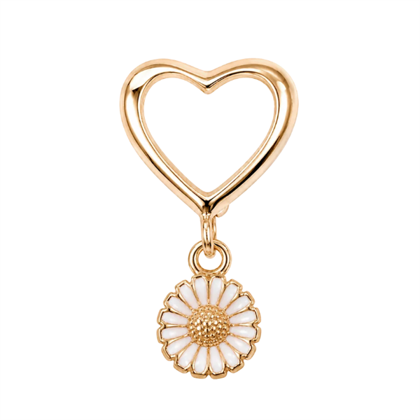 Marguerites With Love charm 6 mm forgyld, fra Christina Jewelry & Watches