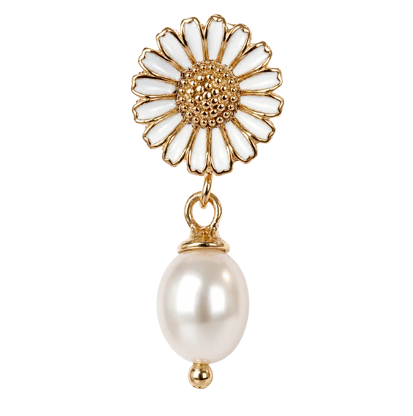 Marguerite Pearl charm 6 mm forgyldt søl, fra Christina Jewelry & Watches
