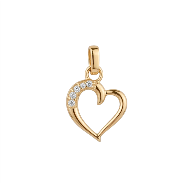 Love Story vedhæng forgyldt sølv, fra Christina Jewelry & Watches