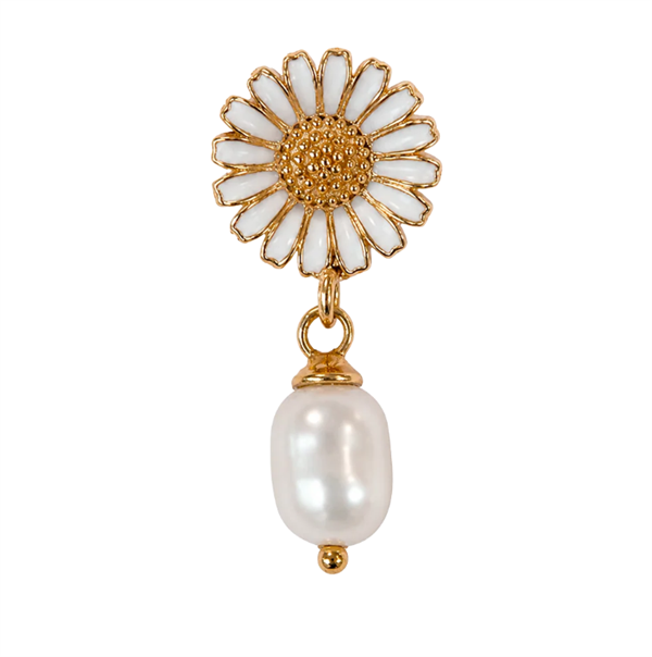 Marguerite Pearl vedhæng forgyldt sølv , fra Christina Jewelry & Watches