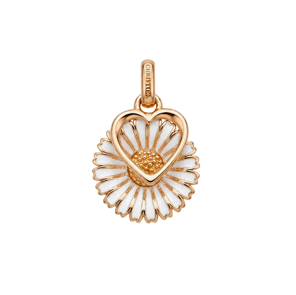 Marguerite With Love vedhæng forgyldt sø, fra Christina Jewelry & Watches