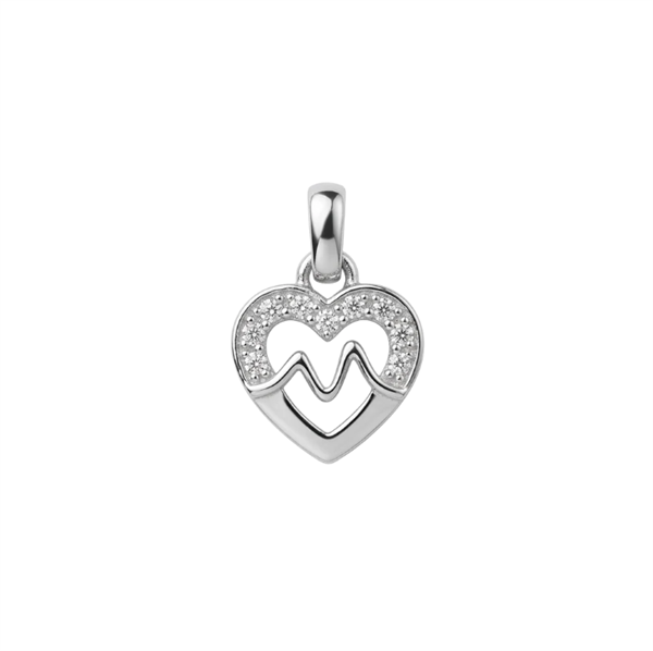 Beating Heart vedhæng sølv , fra Christina Jewelry & Watches