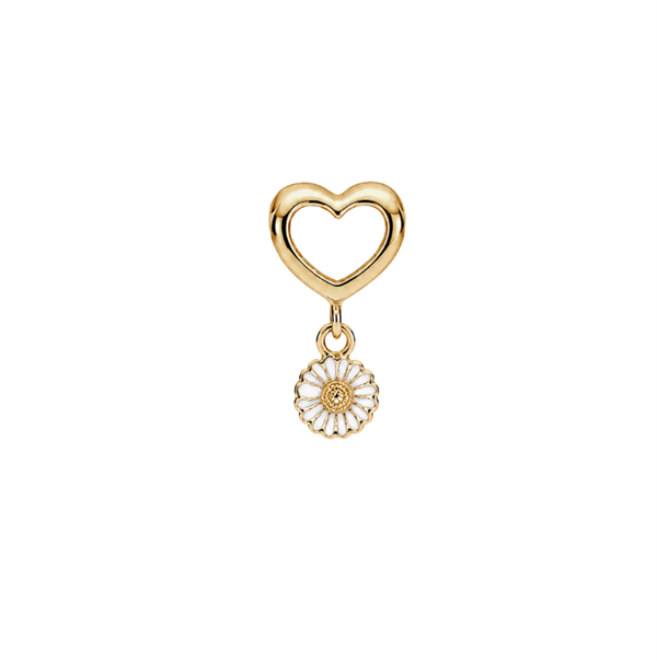 Marguerites With Love charm 4 mm forgyld, fra Christina Jewelry & Watches