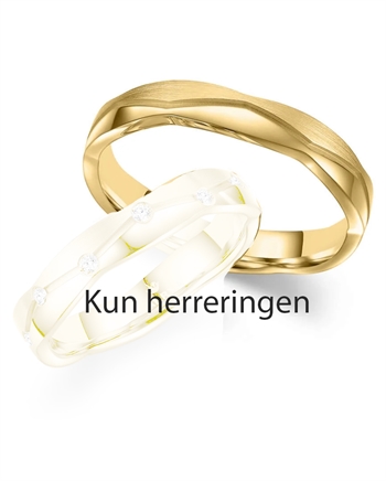 Marrya Forgyldt Titanium Vielsesring - Herre