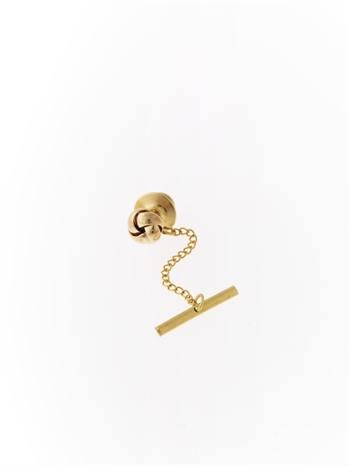 Tie Tack 8mm knude, 14 karat