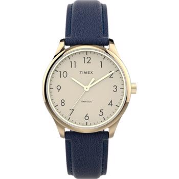 Timex Easy Rider Forgyldt stål Quartz dame ur, model TW2V36200