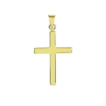 Stolpe kors 22x15mm, 8 karat