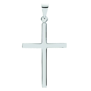 Vedhæng kors stav 32x22mm sterling sølv
