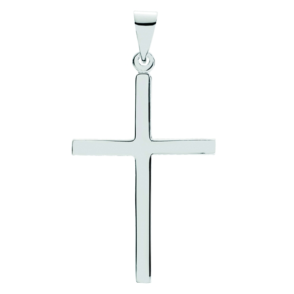 Vedhæng kors stav 32x22mm sterling sølv