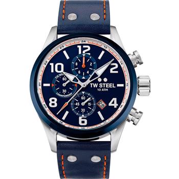 Fia World Rally 45 mm Blå Swiss multifuntions quarts med chrono Herre ur fra TW Steel