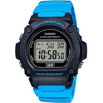 Collection Sort resinplast Quartz Herre ur fra Casio, W-219H-2A2VEF