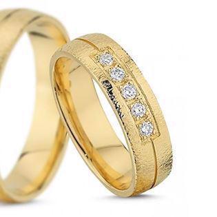 Model A4084-14G-DAME, gult guld hos Guldsmykket.dk