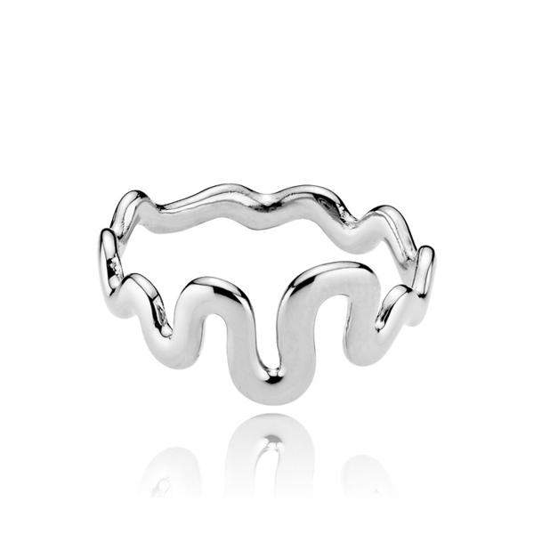 Izabel Camille sterling sølv fingerring, fra Saniya serien med