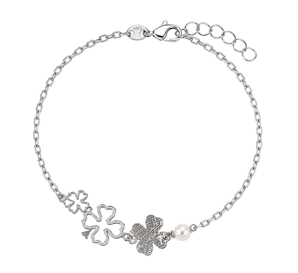 By Aagaard Lucky Pearl sølv armbånd med perle