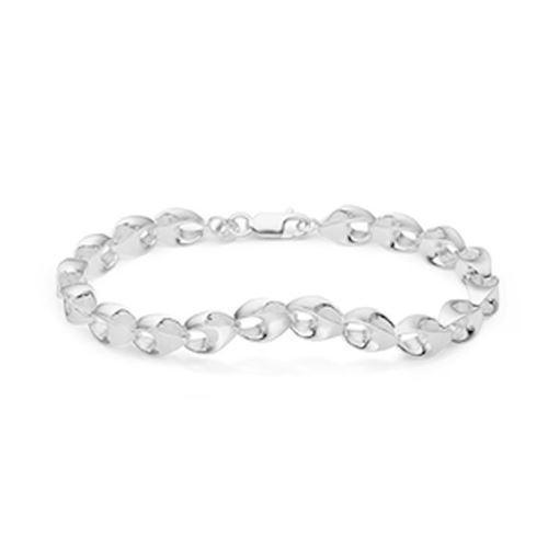 Image of Aagaard Sterling sølv armbånd, med blank overflade, model 11102948-18