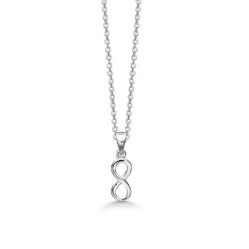 Image of Aagaard Sterling sølv collier, evighed med blank overflade, model 11303250-42