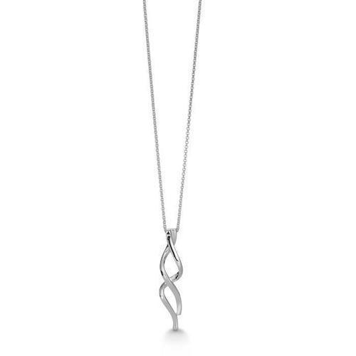 Image of Aagaard Sterling sølv collier, med blank overflade, model 11303830-45