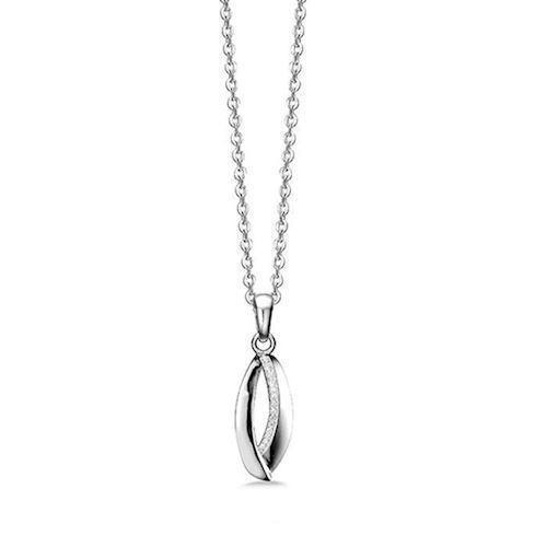 Image of Aagaard Sterling sølv collier, med blank overflade, model 11321915-45