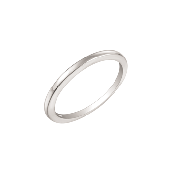 Glat og enkel sølv ring med flad oveflade fra Støvring design