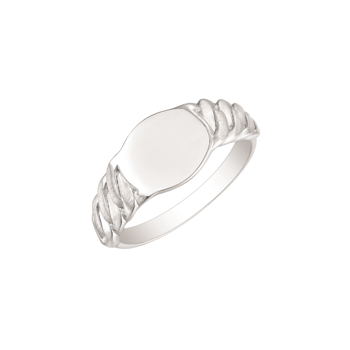 Sølv "kæde" ring fra Støvring design
