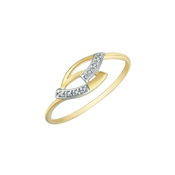 8 karat Guld ring med zirkonia fra Støvring design
