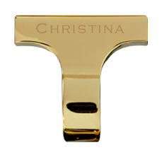 18 mm T-bar sæt i forgyldt stål fra Christina Design Londons Collect serie køb det billigst hos Guldsmykket.dk her