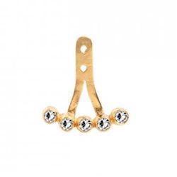 Image of Ear Party,Forgyldt øresmykke med zirkonia fra Carré Jewellery