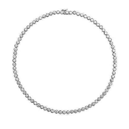Image of Diamonfire Tennis Collier i sterling sølv med zirkonia