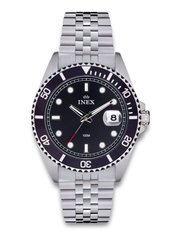 Inex Sport Herre, 42mm Quartz Herre m/lænke