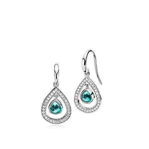 Image of Izabel Camille Fame sterling sølv Ørering blank, model A1445SWS-GreenQ
