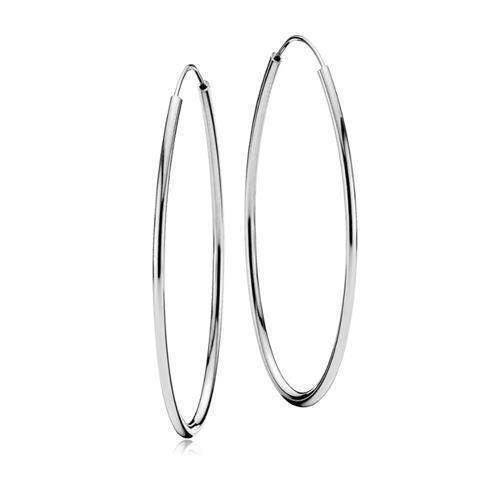 Image of Izabel Camille Flamingo 925 sterling sølv Creol Øreringe blank, model A1452SWS