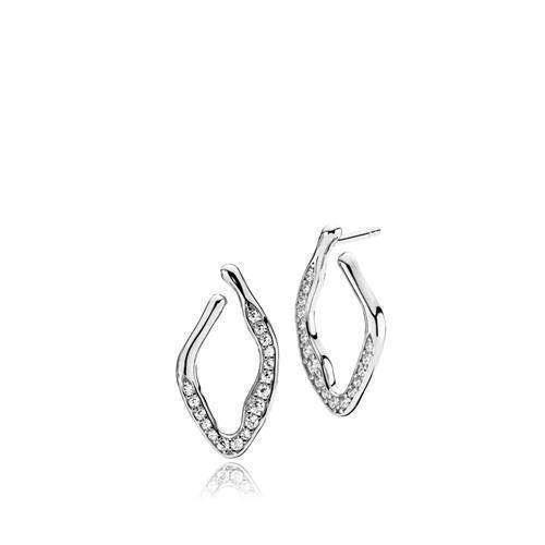 Image of Izabel Camille Imperfect 925 sterling sølv øreringe blank, model A1471sws