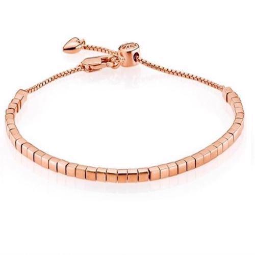 Image of Izabel Camille Signature rosa forgyldt armbånd blank, model A3044rgs