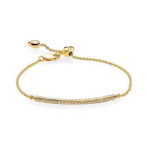 Image of Izabel Camille Promise sterling sølv Armbånd forgyldt blank, model A3047GS