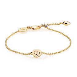 Image of Izabel Camille Beautiful Together forgyldt sølv Armbånd blank, model A3052GS