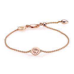 Image of Izabel Camille Beautiful Together rosa forgyldt Armbånd blank