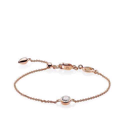 Image of Izabel Camille Dot sterling sølv Armbånd rosa forgyldt, model A3053RGS