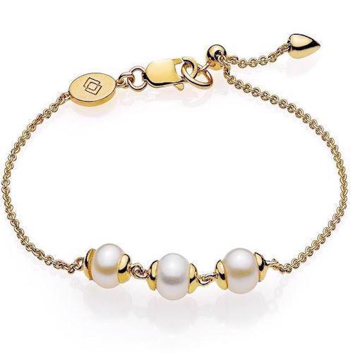 Image of Izabel Camille Virtue forgyldt sølv armbånd blank, model A3068gs