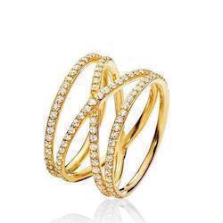 Image of Izabel Camille Promise fingerring forgyldt sterling sølv, model A4085GS