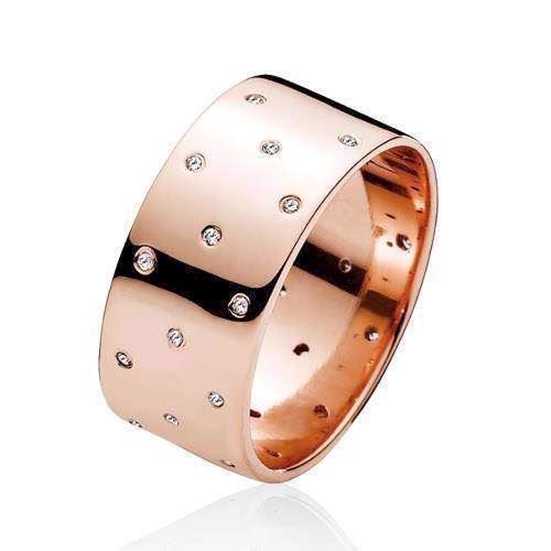 Image of Izabel Camille Elements sterling sølv Fingerring rosa forgyldt, model A4087RGS