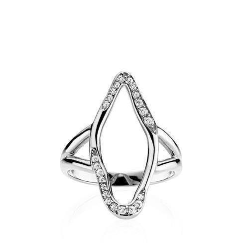 Image of Izabel Camille Imperfect 925 sterling sølv fingerring blank, model A4093sws