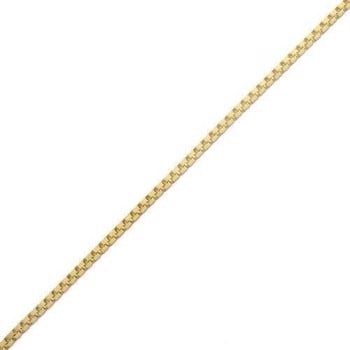 8 kt Venezia Guld ankel kæde, 24 og 26 cm og 1,3 mm