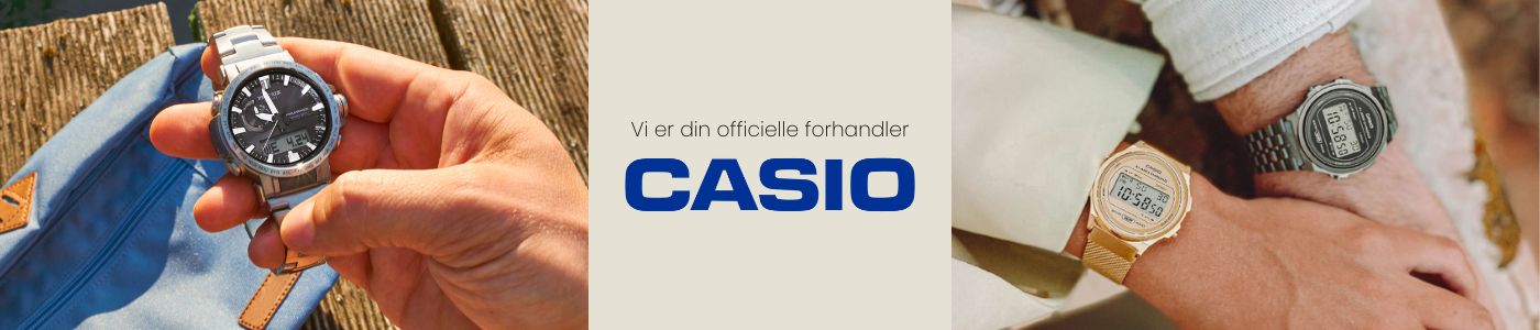 Find dit nye Casio ur på Urogsmykker - din officielle forhandler