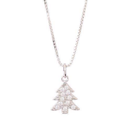 Image of L & G 925 sterling sølv collier, Jul med blank overflade, model 104657