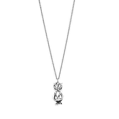 Image of Lund Copenhagen Ugle vedhæng i 925 sterling sølv med kæde, model 902533